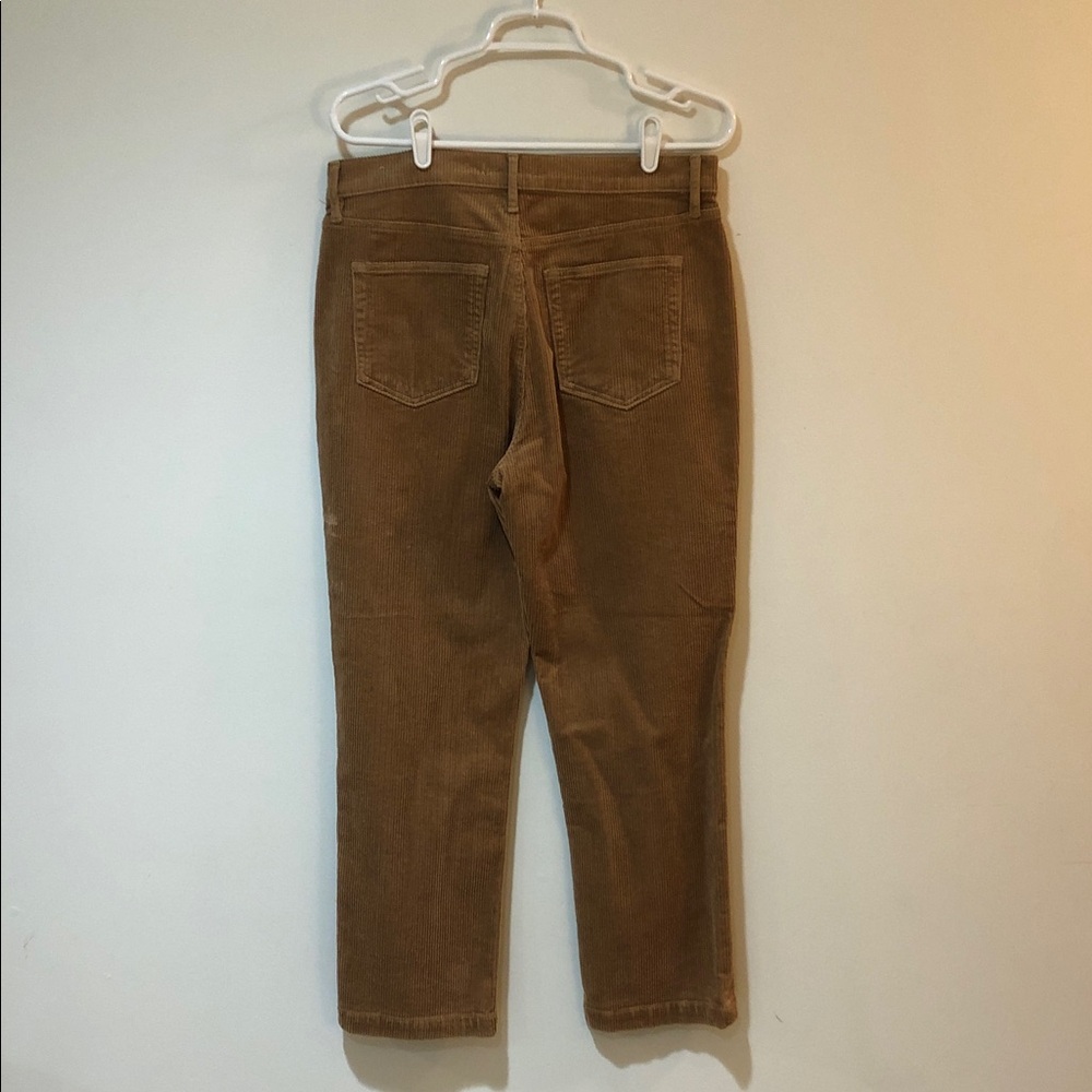 LOFT Women's Brown Corduroy Cropped Pants - Picture 5 of 8